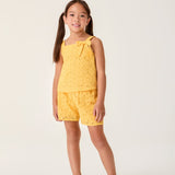 Conjunto Infantil Menina Laise Amarelo Buá