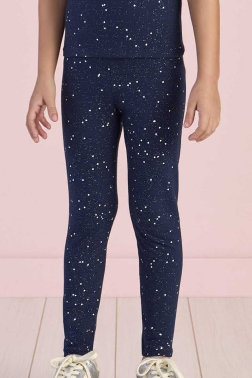 Legging Glitter Marinho Mon Scré