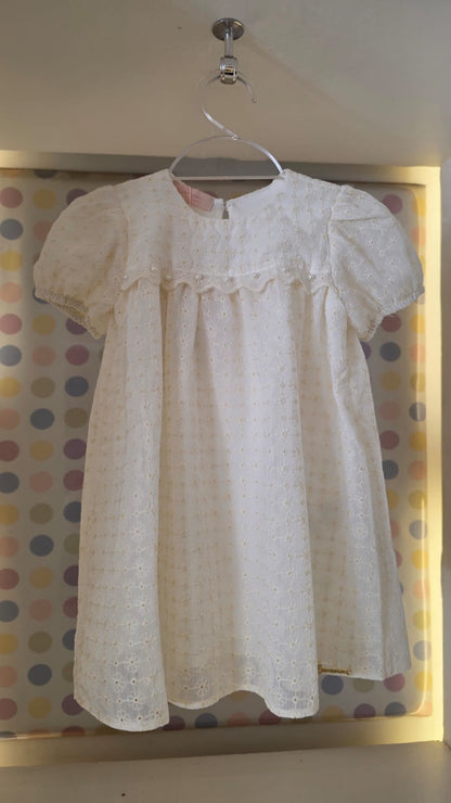 Vestido Bebê Menina Chiffon Off Buá