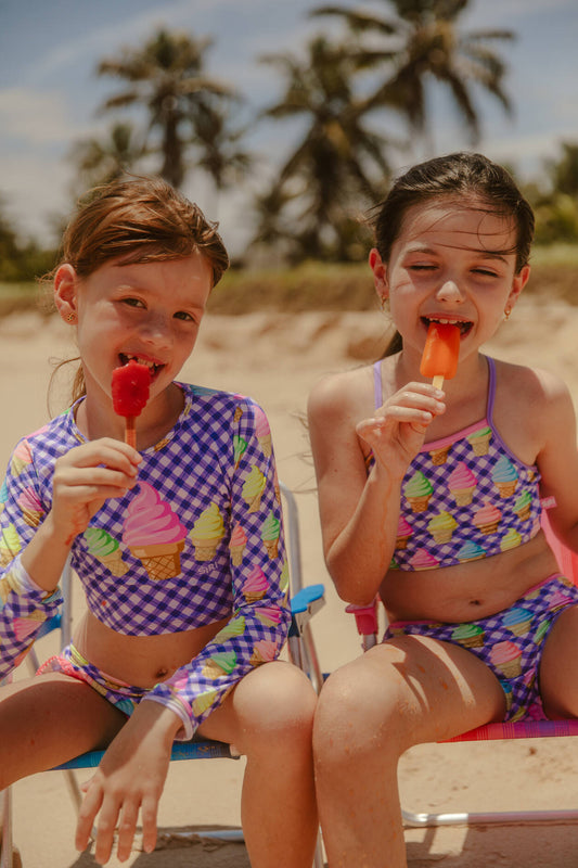 Biquíni Infantil Bianca Ice Cream Siri
