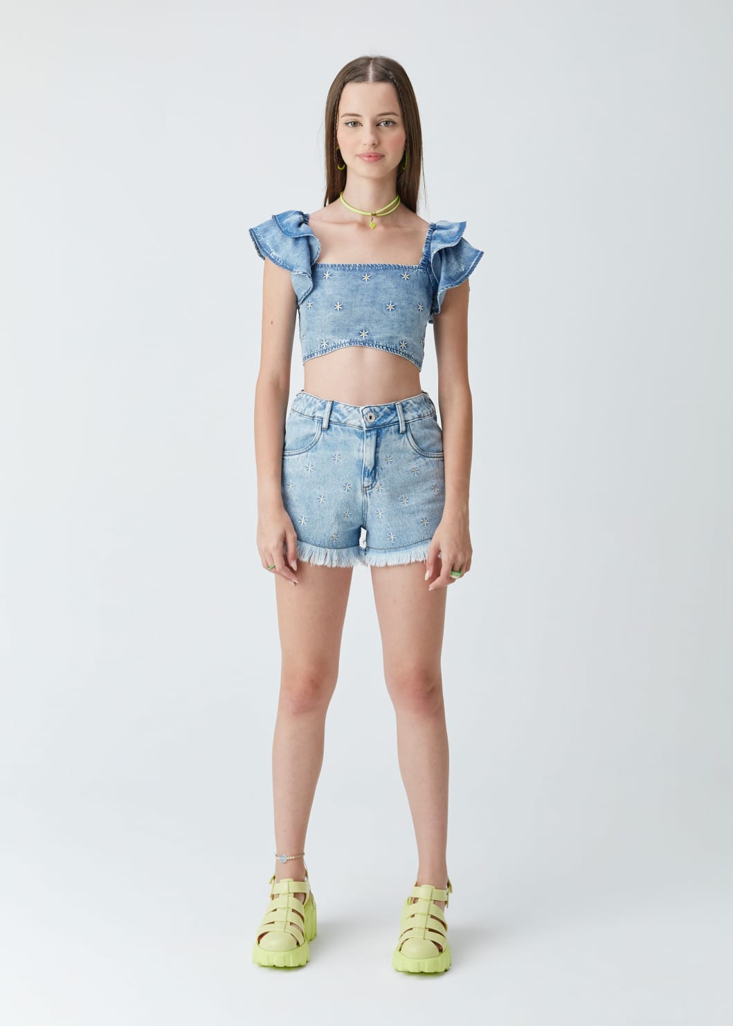 Blusa Jeans Two In