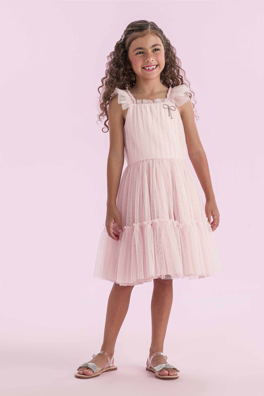 Vestido Infantil Festa Pingente Petit Cherie