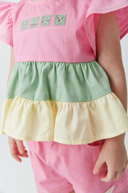 Conjunto Bata Babados UM+UM