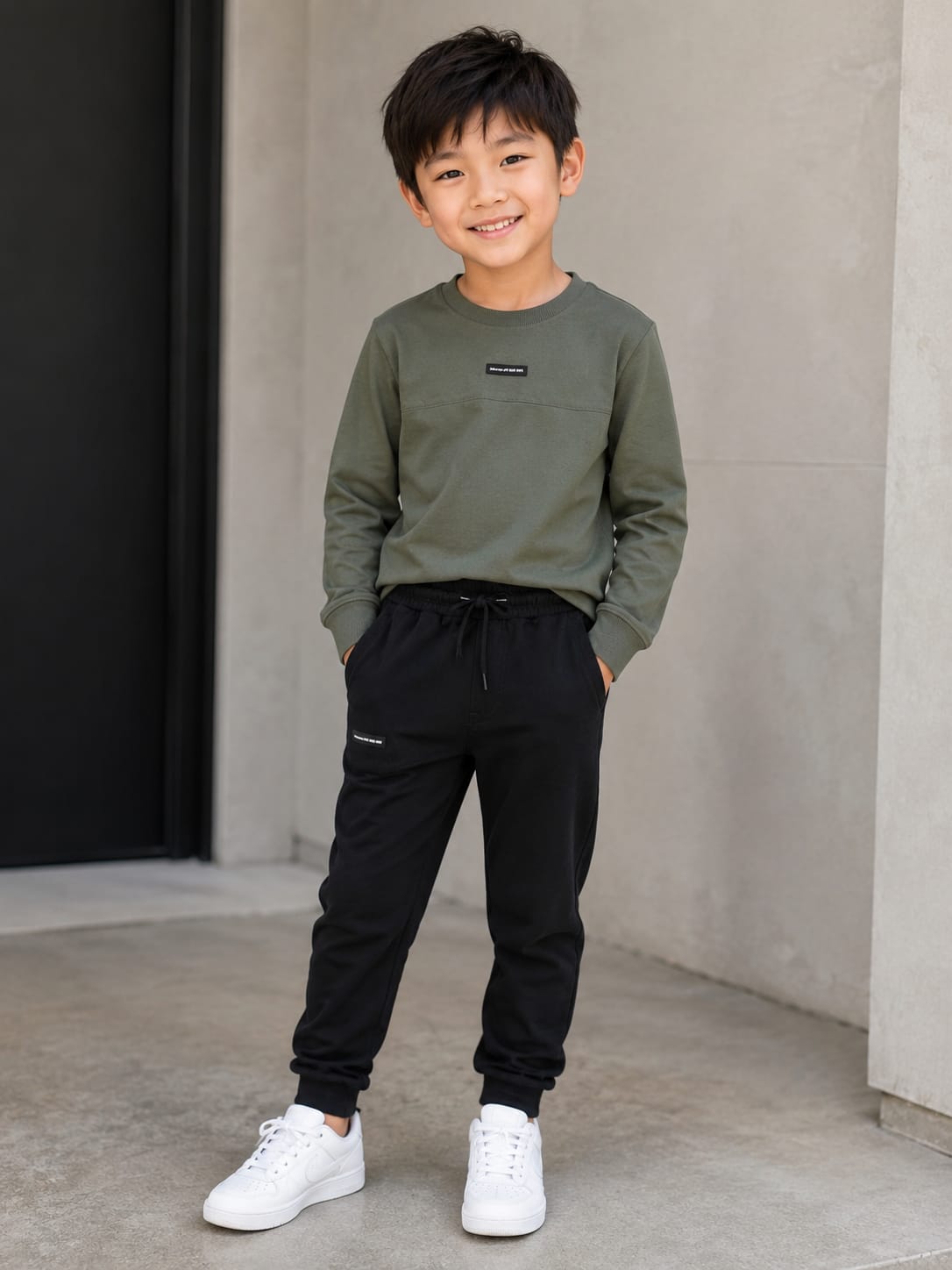 Conjunto Infantil Oliva Buá