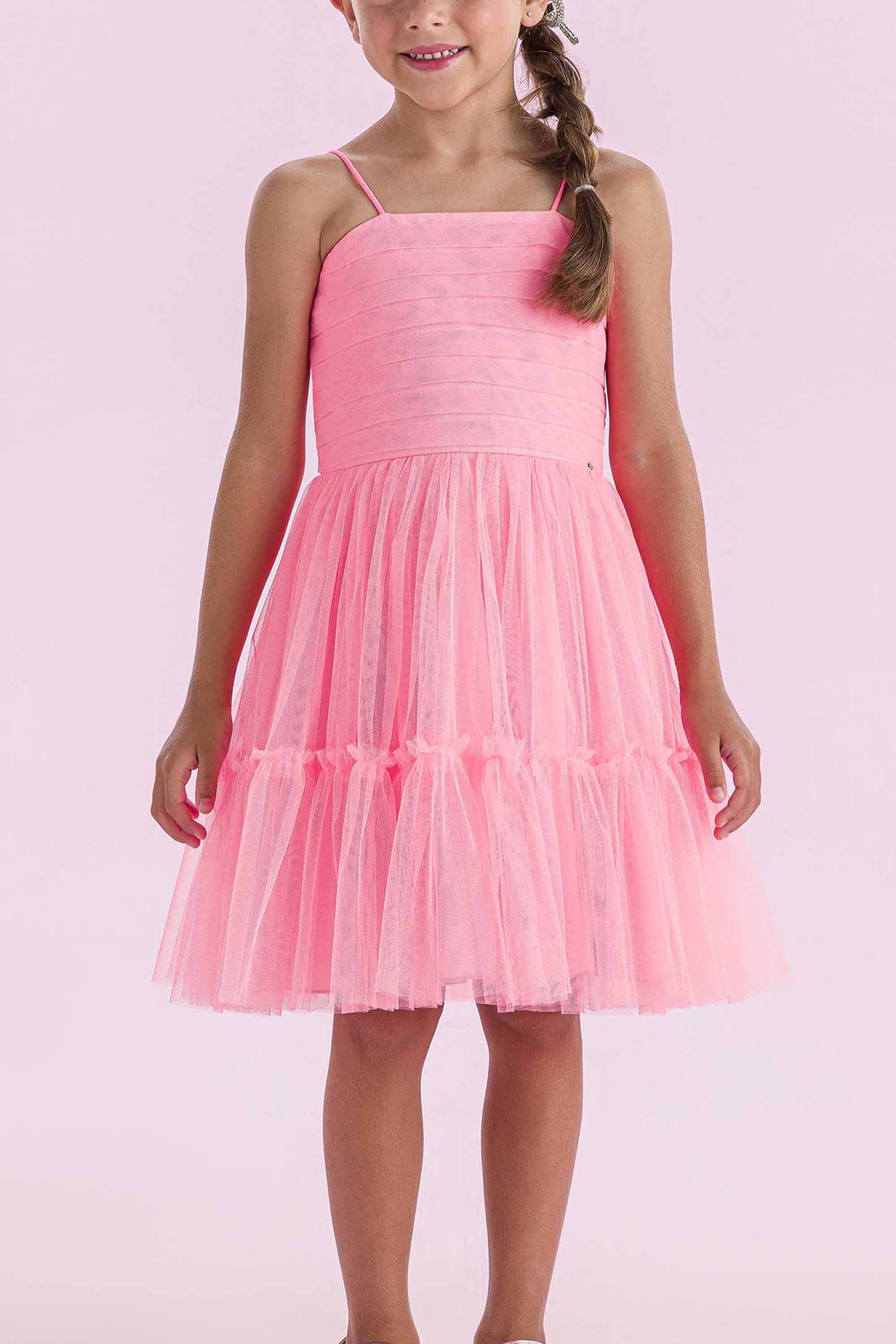 Vestido Rosa Neon Petit Cherie