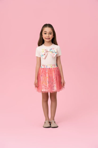 Conjunto Infantil Rosa Laços Mon Sucré