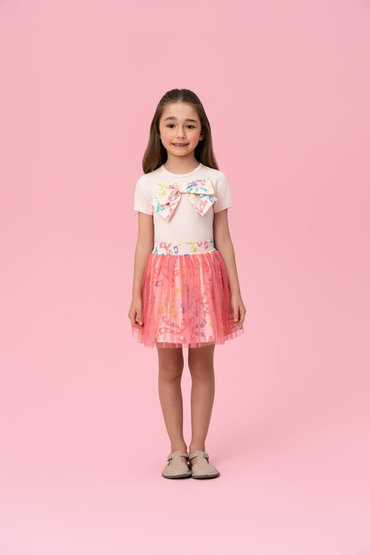 Conjunto Infantil Rosa Laços Mon Sucré