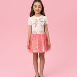 Conjunto Infantil Rosa Laços Mon Sucré