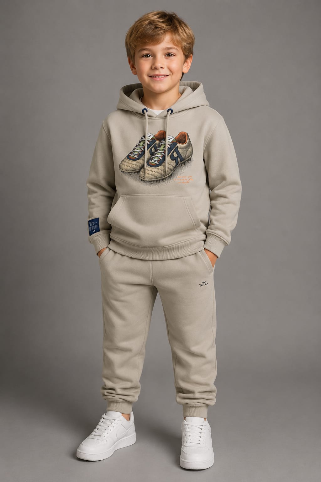 Conjunto Infantil Moletom Chuteira Buá
