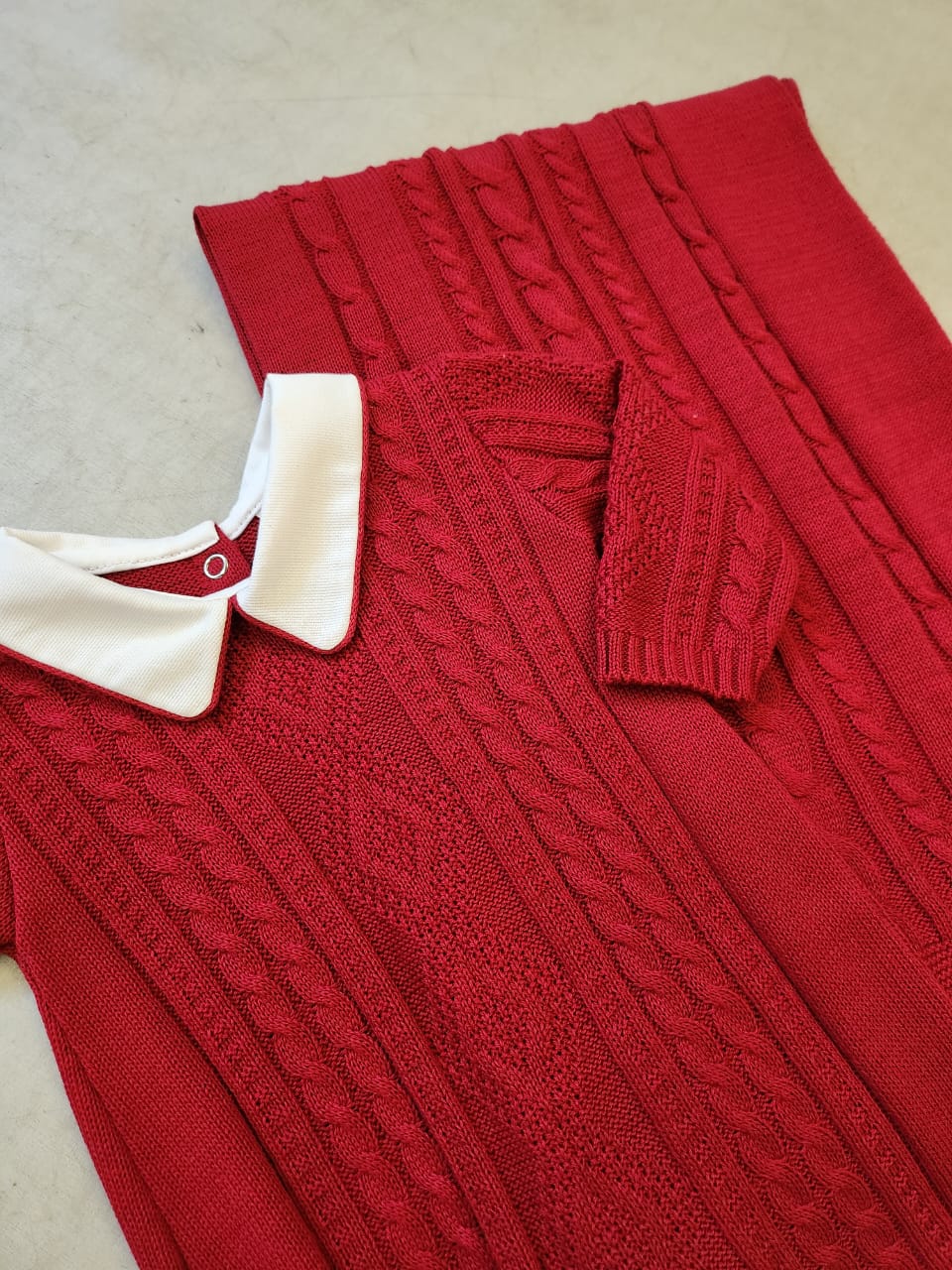 Saída Maternidade Masculina Vermelha Buá