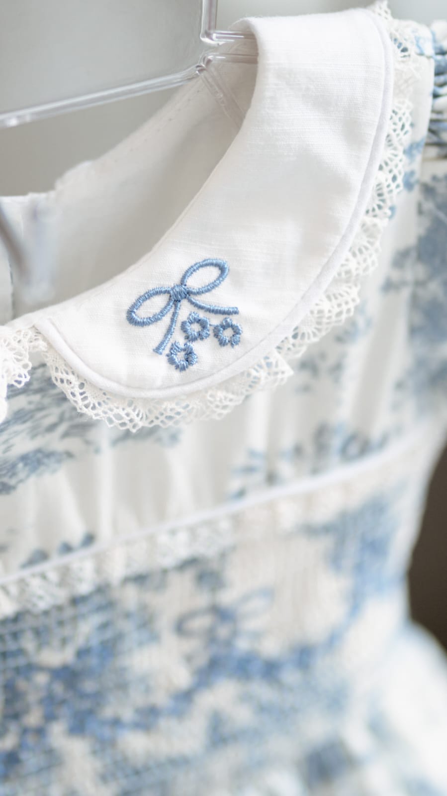 Vestido Infantil França Azul Buá