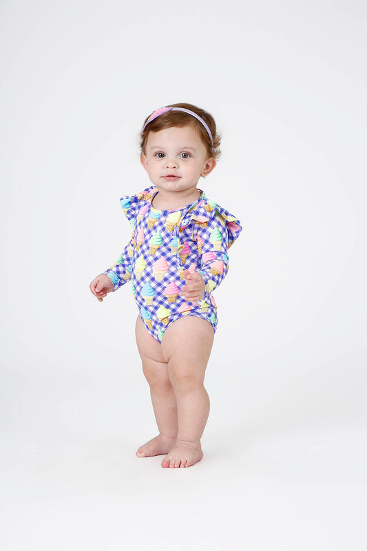 Body Bebê Jaque Ice Cream Siri
