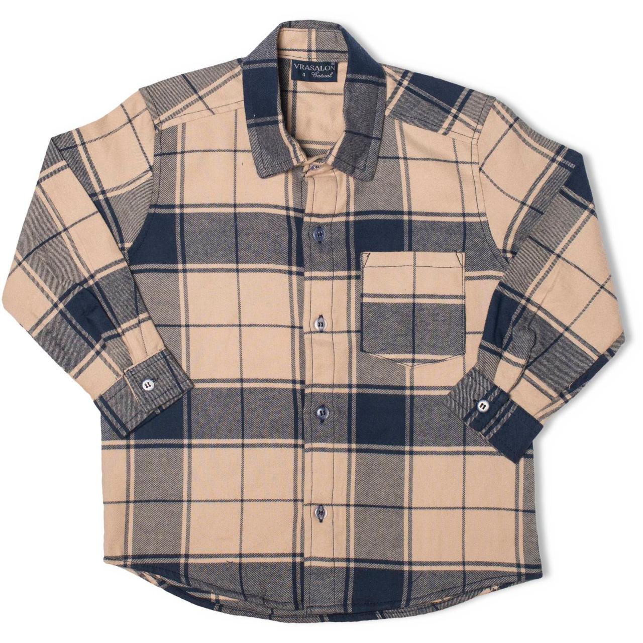 Camisa Xadrez Bege