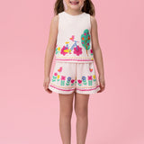 Conjunto Infantil Rosa Claro Jardim Buá