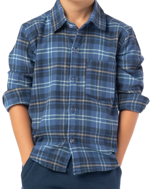 Camisa Xadrez Azul