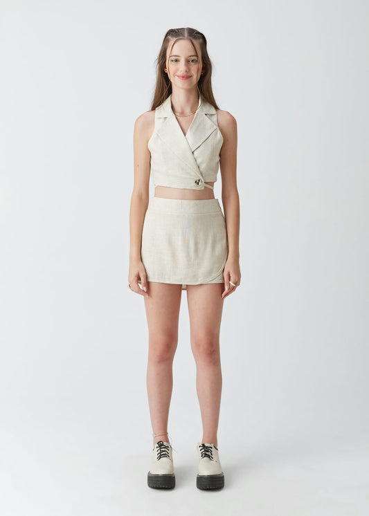 Conjunto Linho Cru Two In