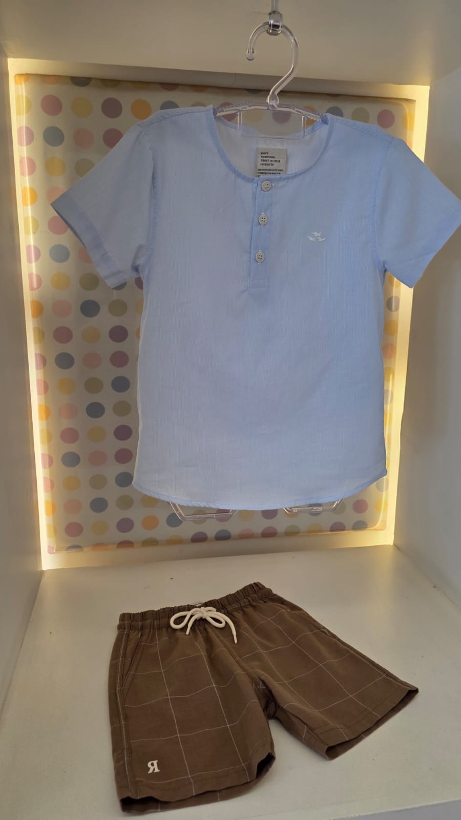 Conjunto Infantil Menino Bata Azul Buá