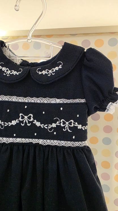Vestido Bebê Marinho Buá