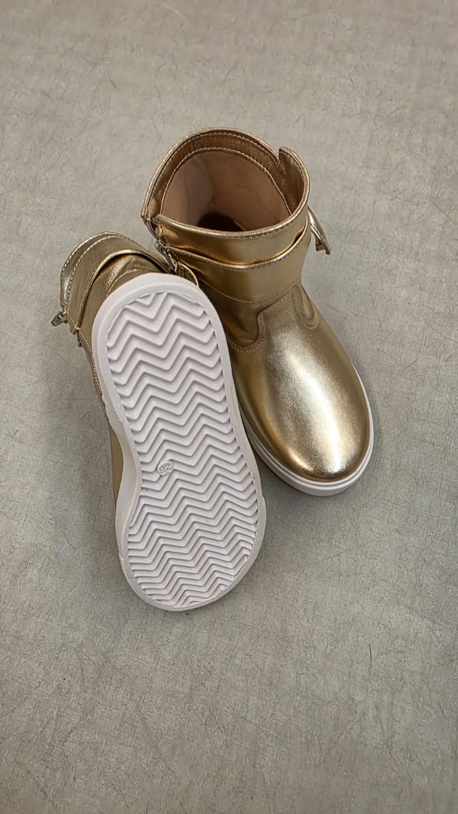 Bota Infantil Dourada Buá