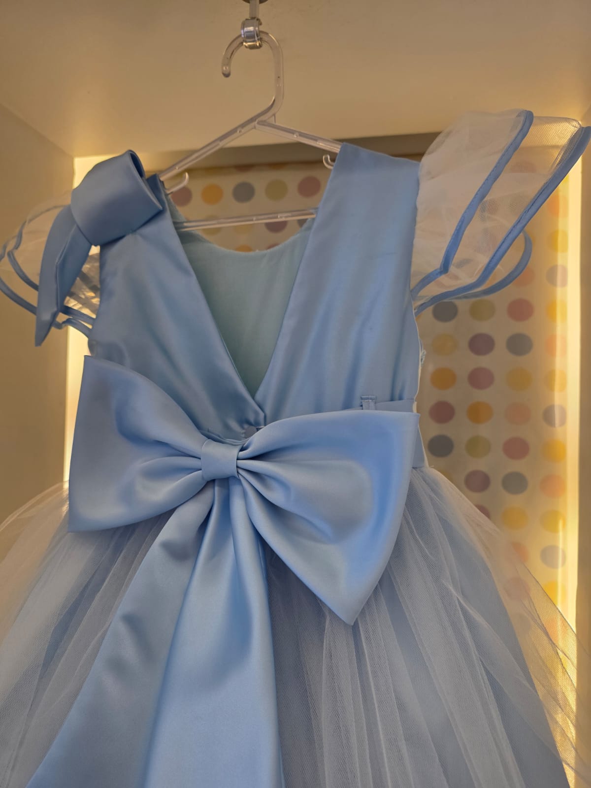 Vestido Infantil Azul Buá