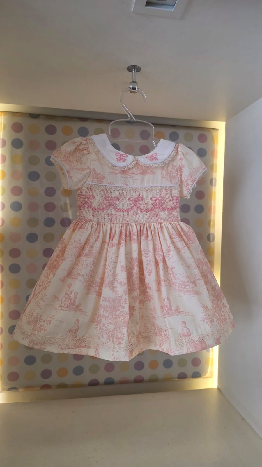 Vestido Bebê França Rosa Buá