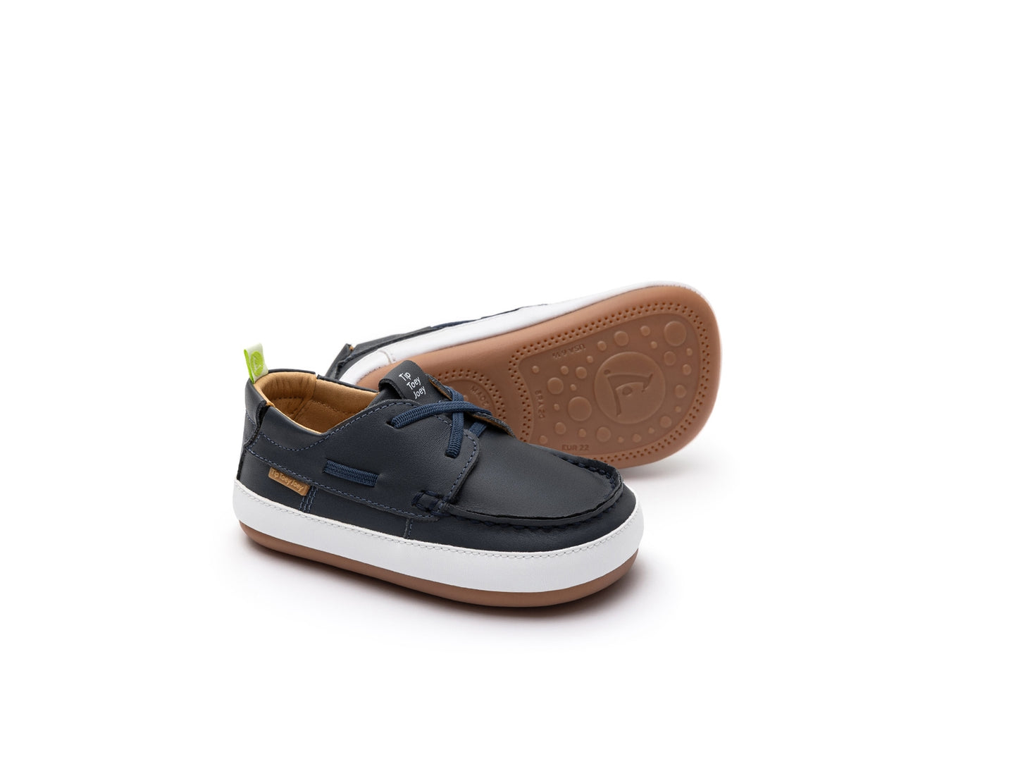 Mocassim Bebê Marinho Boaty Tip Toey Joey