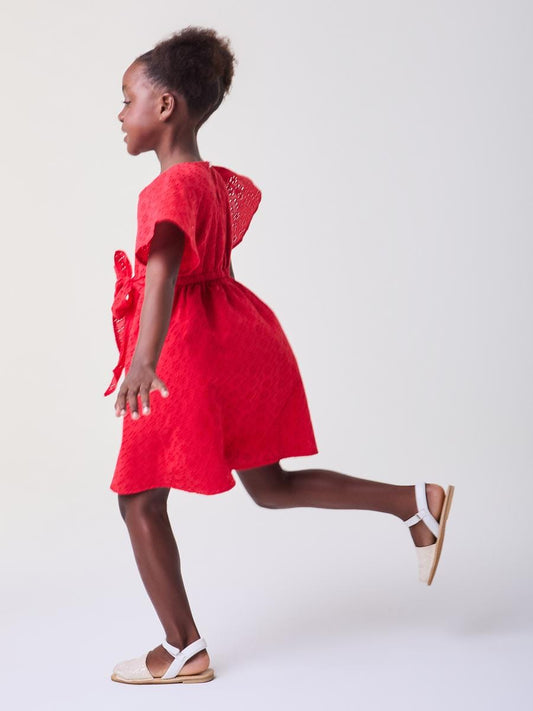 Vestido Infantil Laise Vermelho