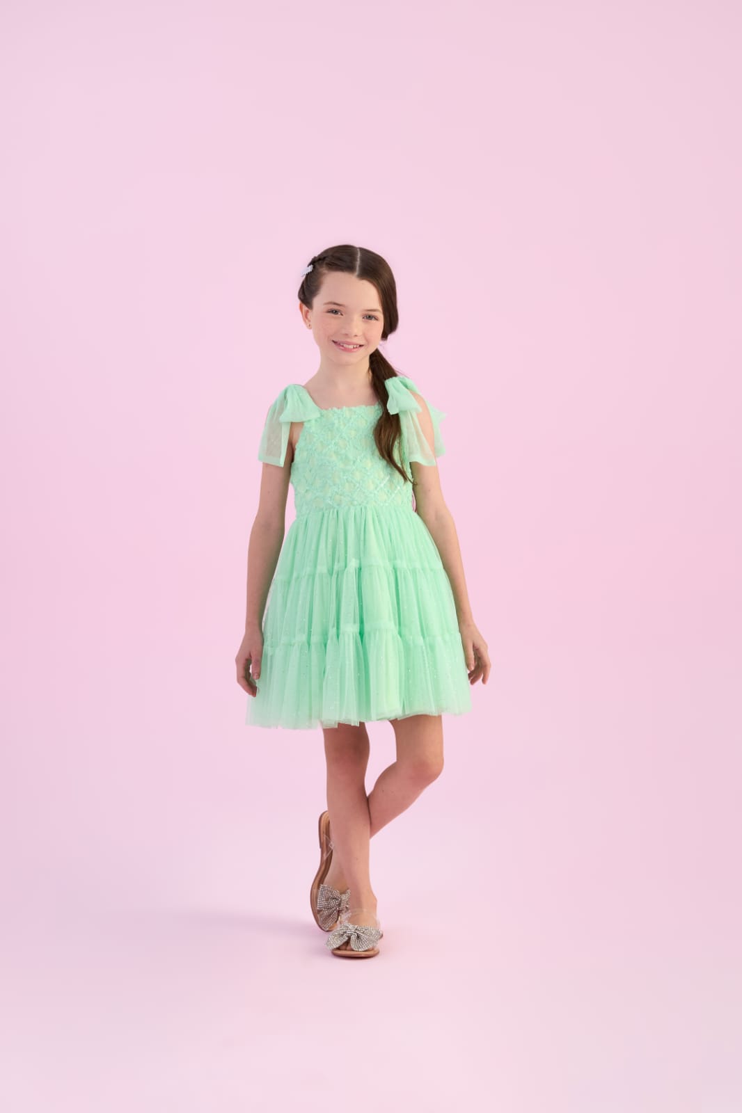 Vestido Verde Petit Cherie