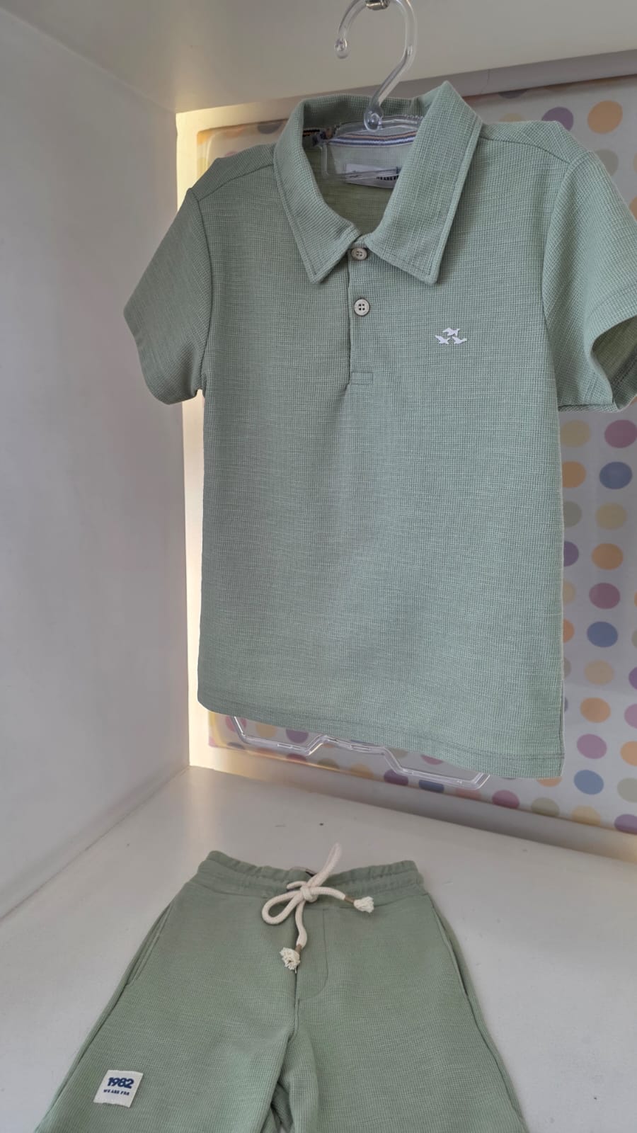 Conjunto Infantil Menino Verde Menta Buá