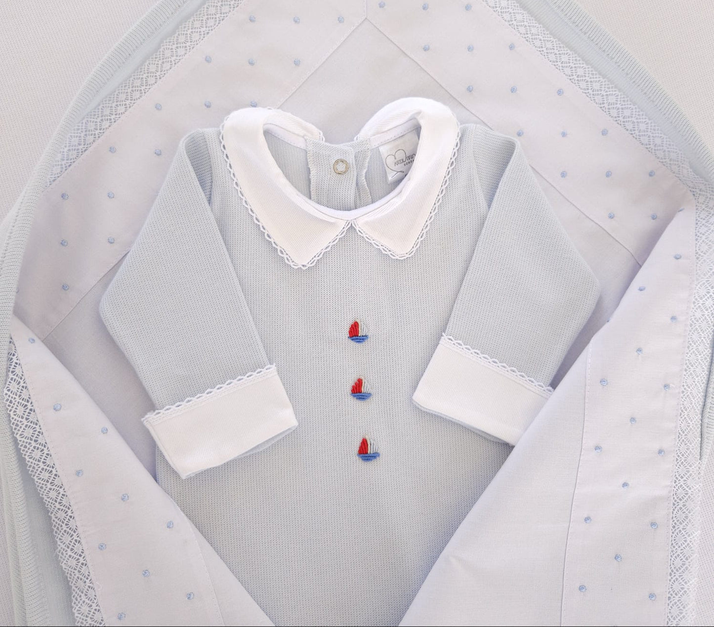 Macacão Bebê Barquinho Buá