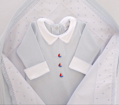 Macacão Bebê Barquinho Buá