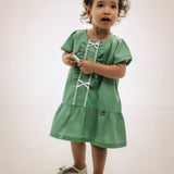 Vestido Bebê Verde Pistache Buá