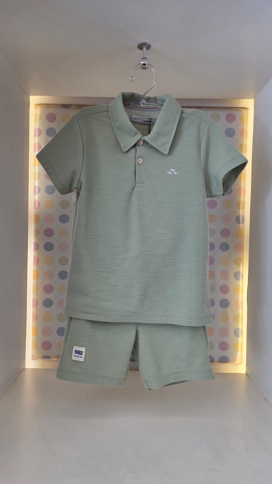 Conjunto Infantil Menino Verde Menta Buá