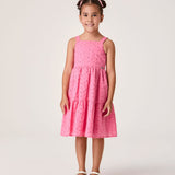 Vestido Infantil Rosa Laise Buá