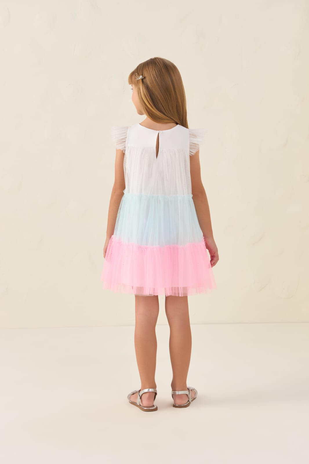 Vestido Color Glitter Petit Cherie