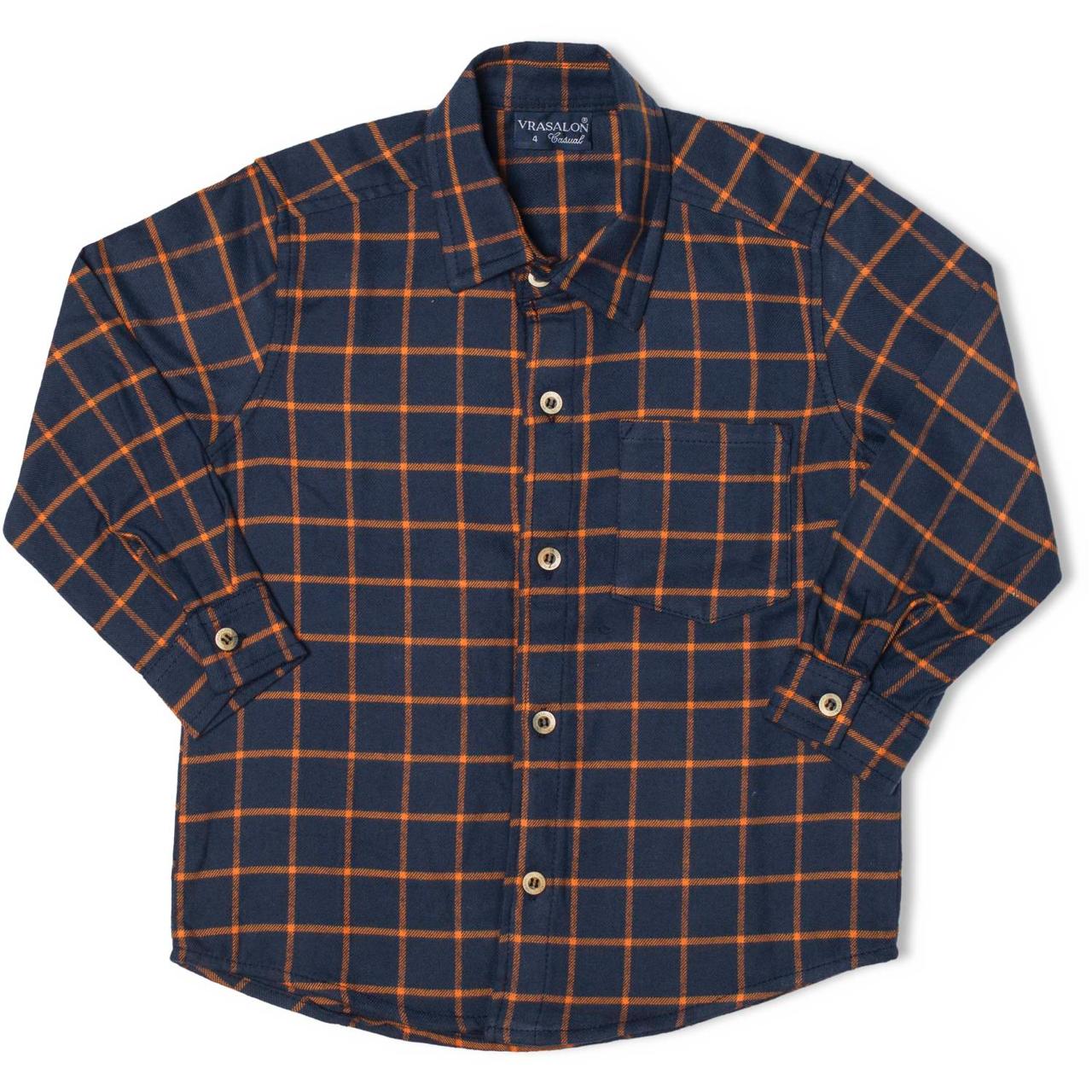 Camisa Xadrez Marinho Buá