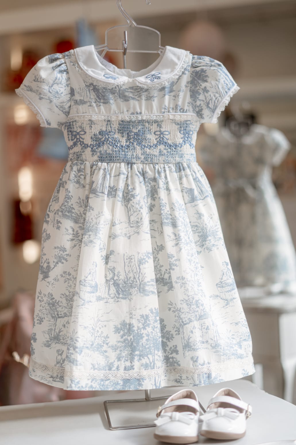 Vestido Infantil França Azul Buá