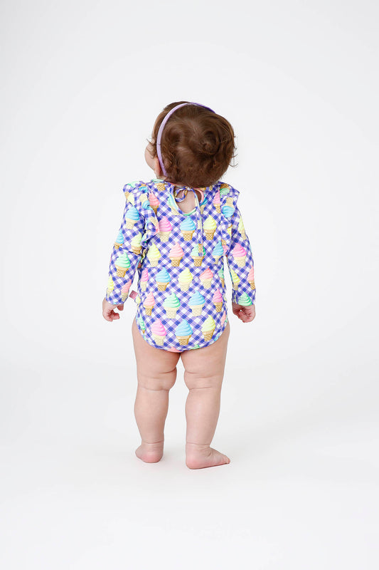Body Bebê Jaque Ice Cream Siri