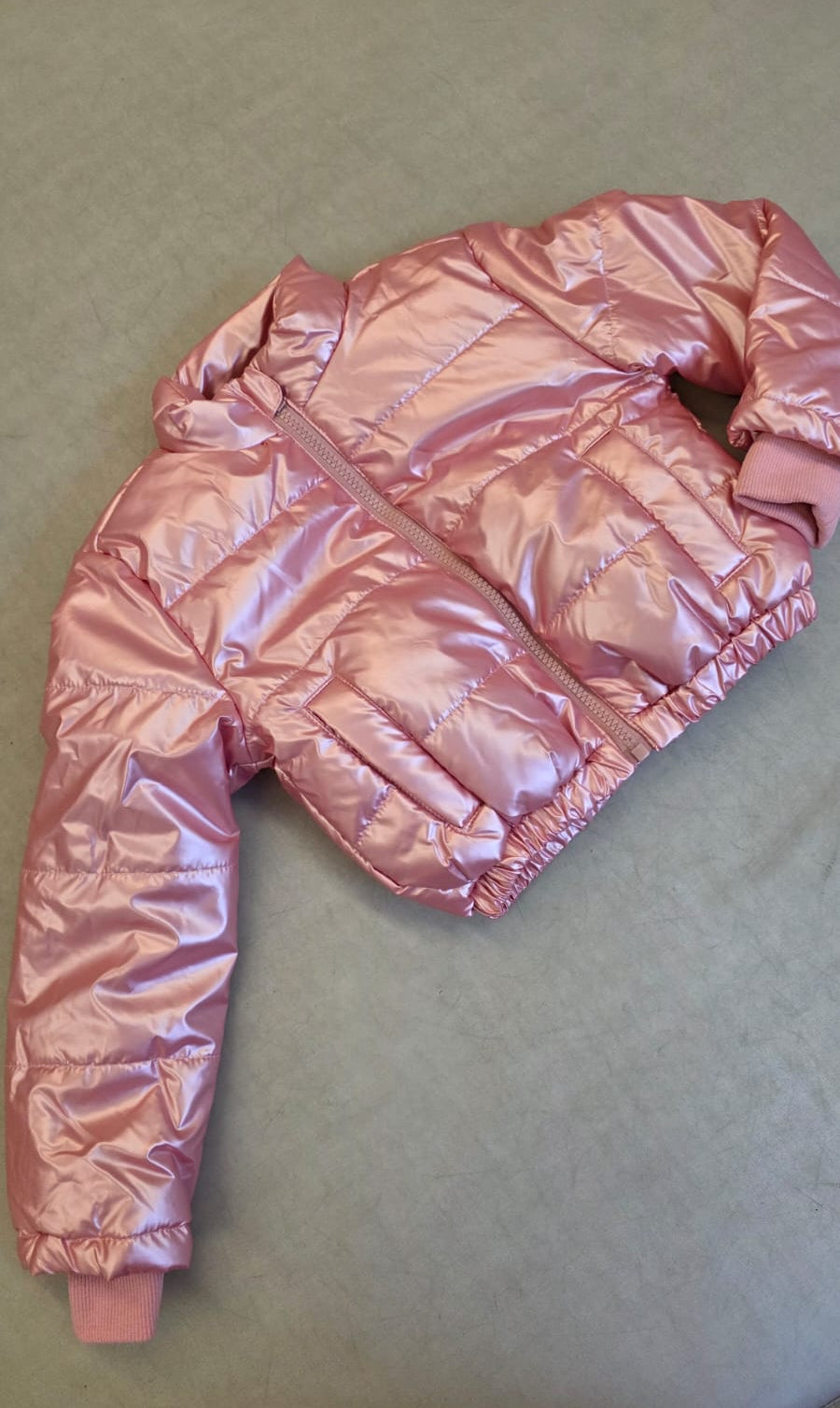 Jaqueta Infantil Puffer Rosa Buá