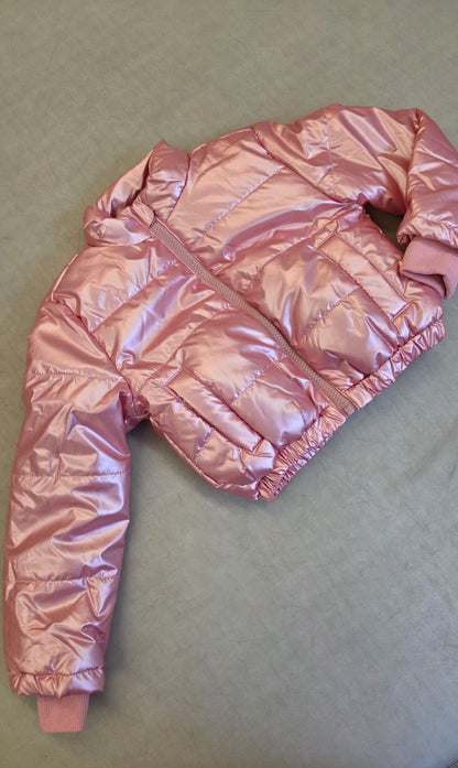 Jaqueta Infantil Puffer Rosa Buá