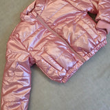 Jaqueta Infantil Puffer Rosa Buá