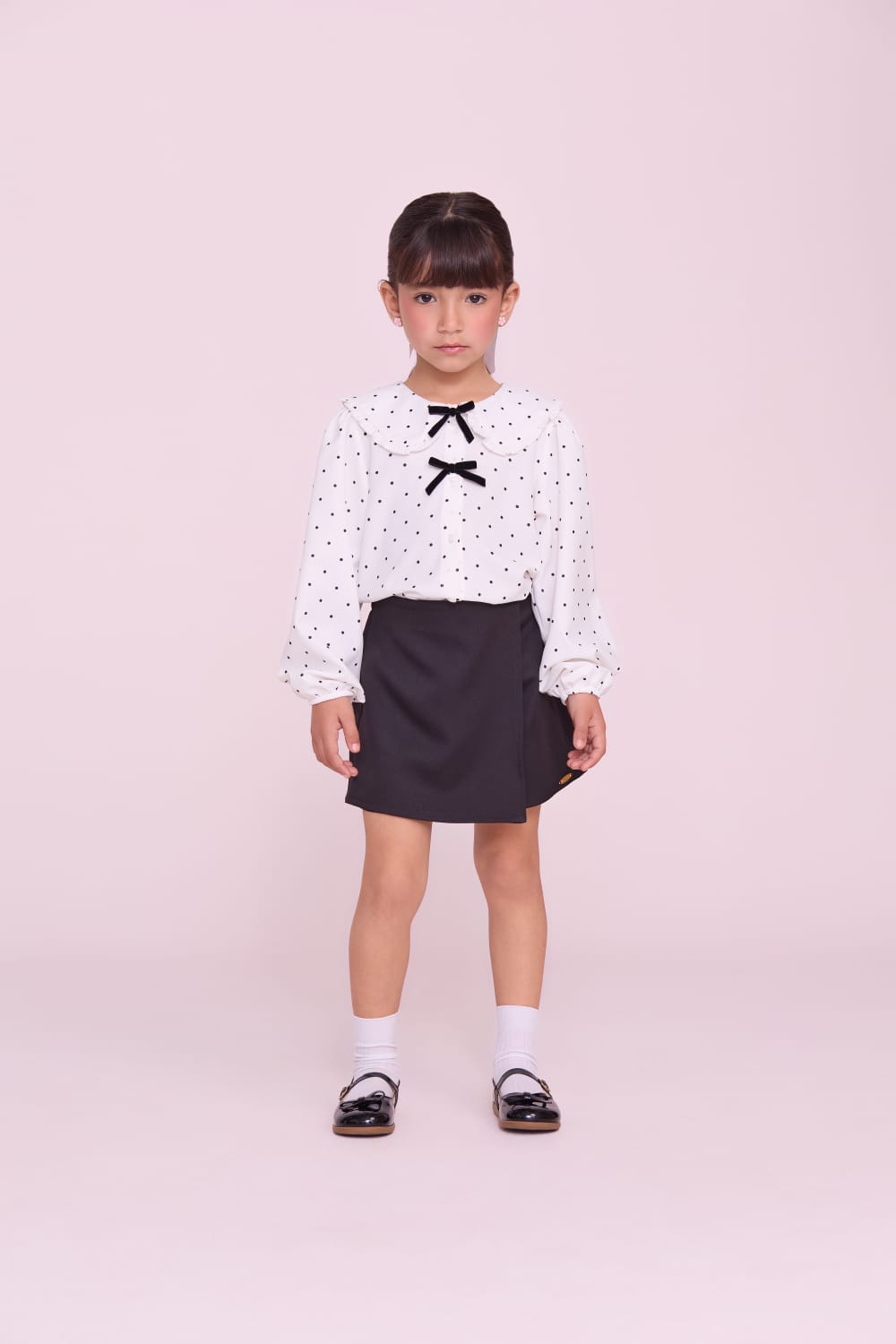 Conjunto Infantil Camisa Poá Buá