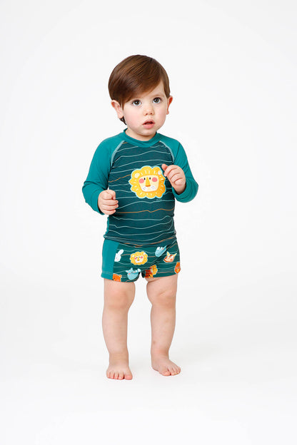 Conjunto Bebê Verde Murilo Safari Siri