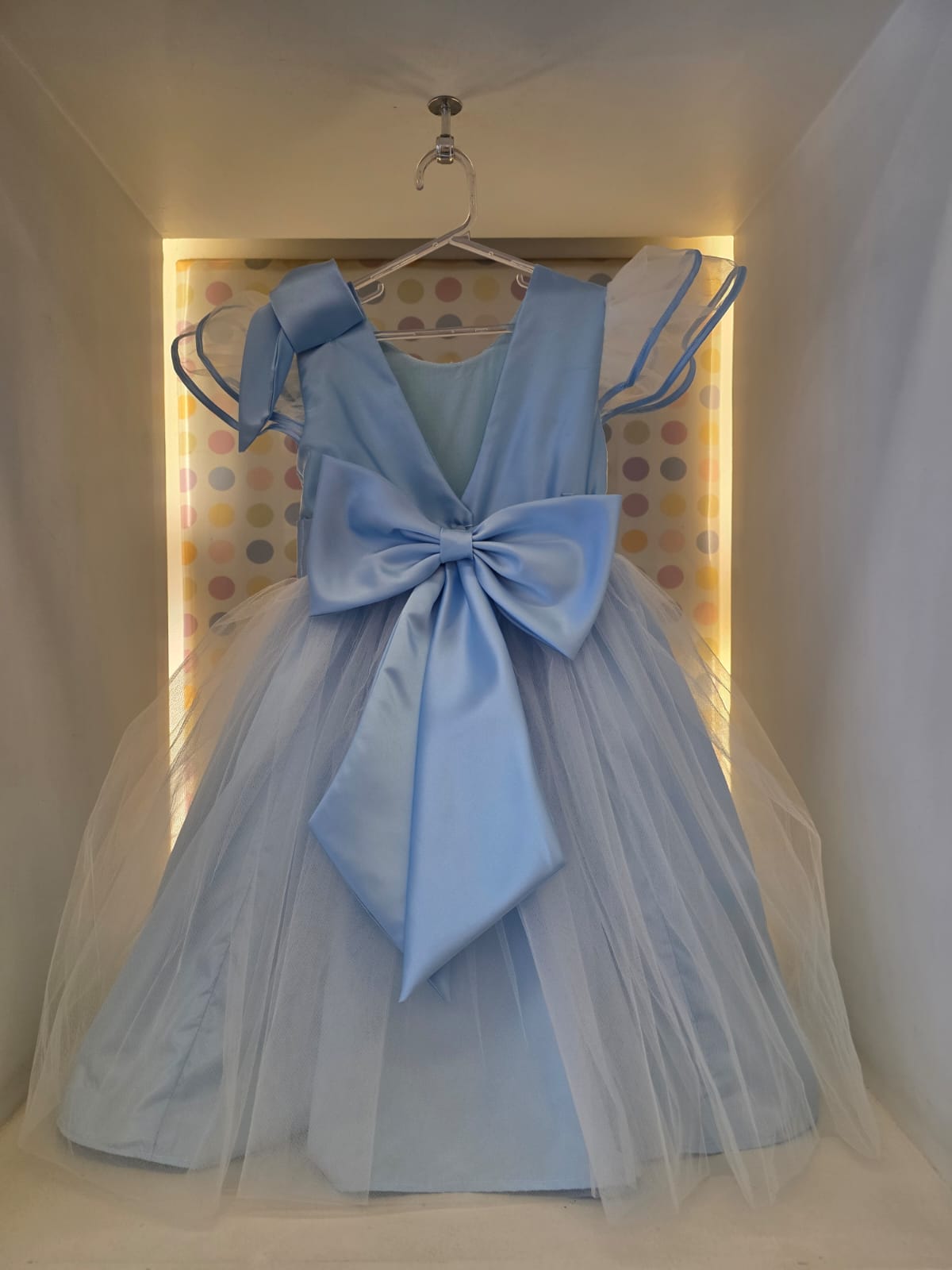 Vestido Infantil Azul Buá