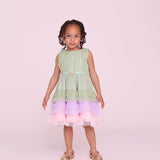 Vestido Bebê Color Oliva Buá