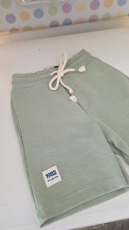 Conjunto Infantil Menino Verde Menta Buá