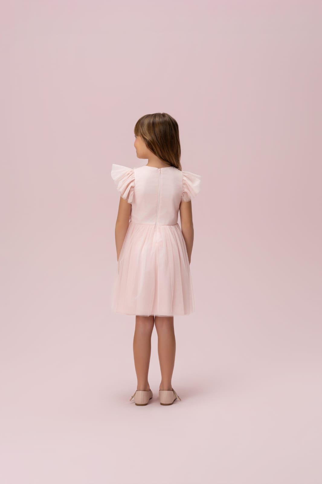 Vestido Infantil Rosa Baby Petit Cherie