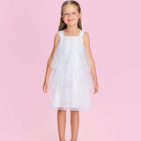 Vestido Infantil Camadas Branco Petit Cherie
