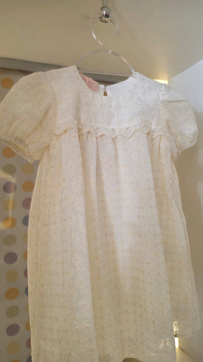 Vestido Bebê Menina Chiffon Off Buá