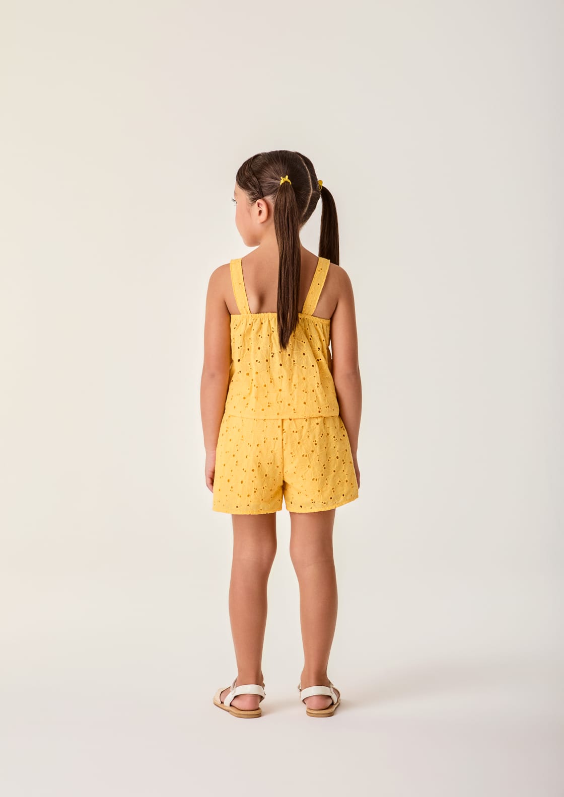 Conjunto Infantil Menina Laise Amarelo Buá